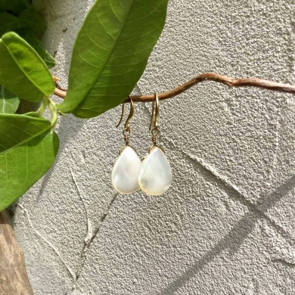 画像2: ドロップ型　フックピアス (2)