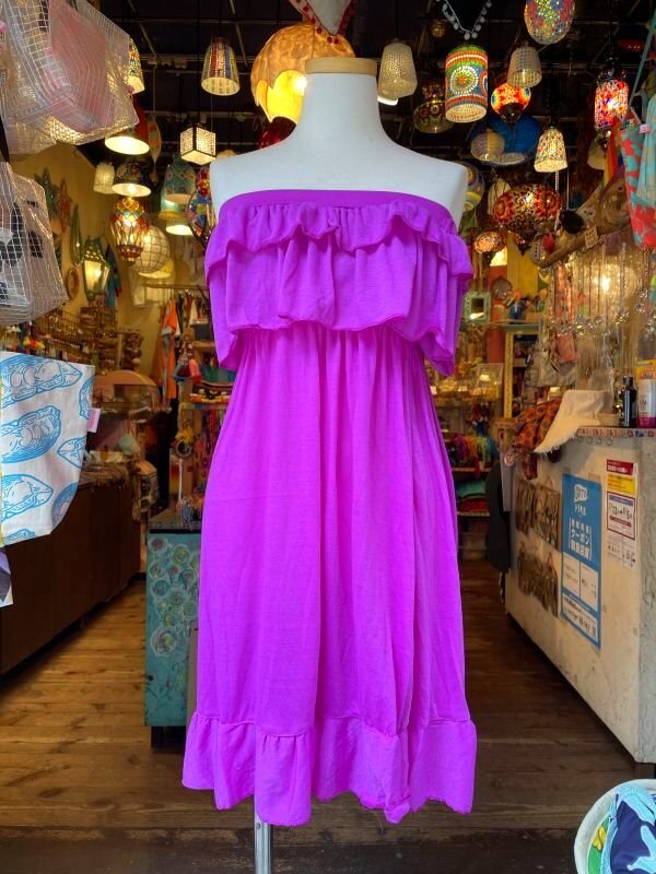 画像2: 水着の上から着ると可愛い❤️2way ワンピース  (2)