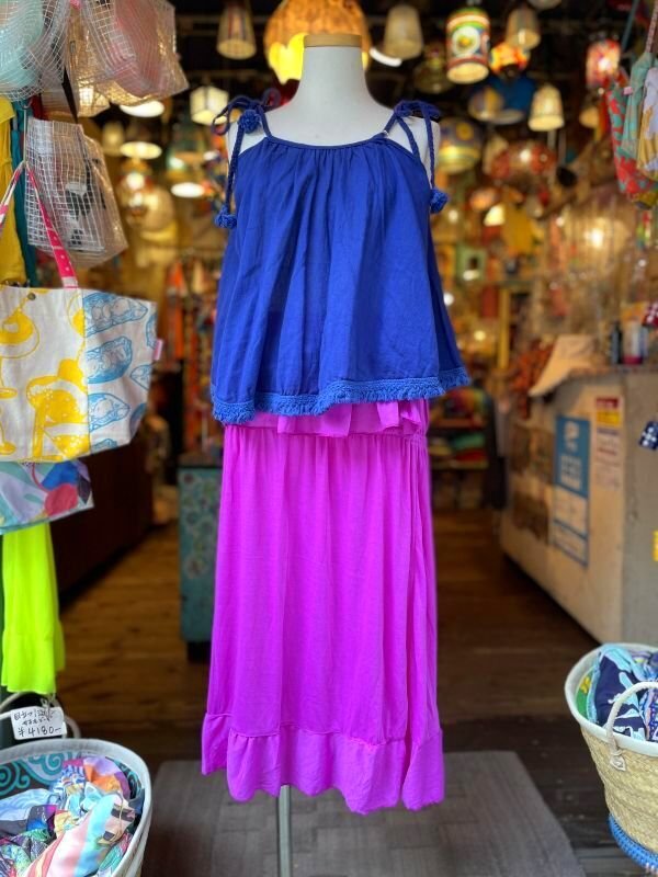 画像4: 水着の上から着ると可愛い❤️2way ワンピース  (4)