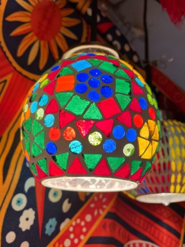 画像2: モザイクガラスランプ　 (2)